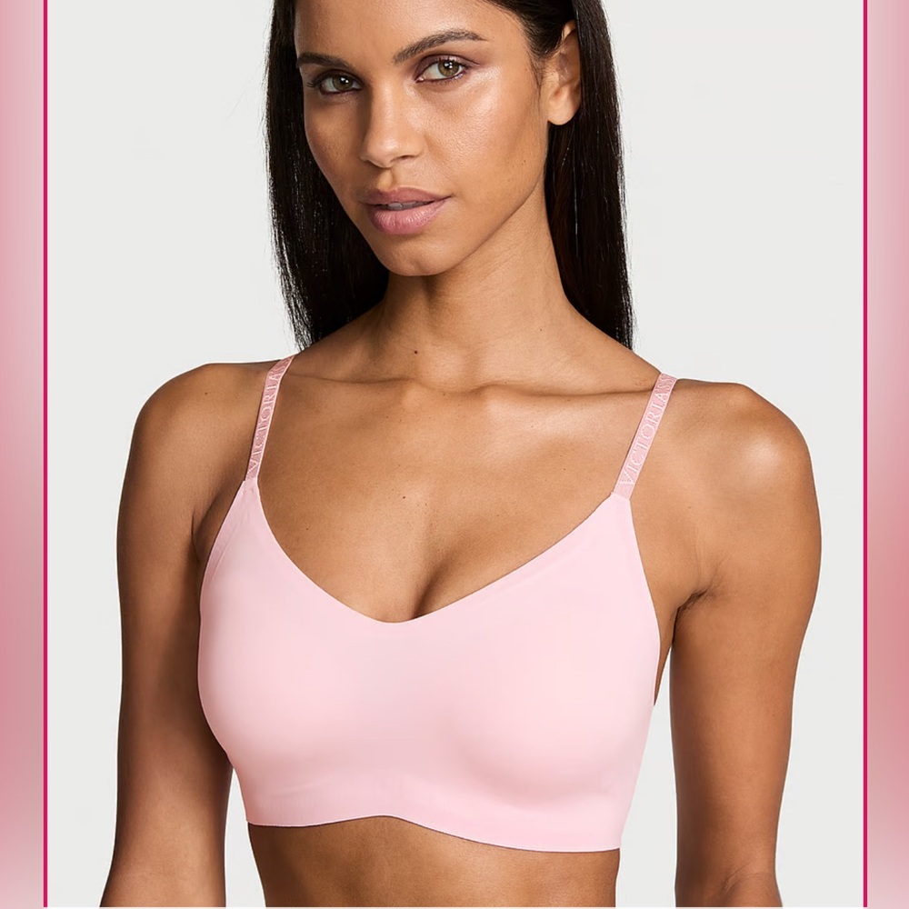 PINK Victoria’s Secret Wireless Comfort Bralette Seamless Small